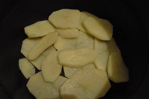 Картофельная запеканка в мультиварке без мяса
