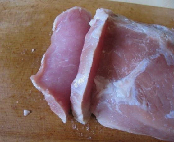 Отбивные из свинины в духовке по-французски
