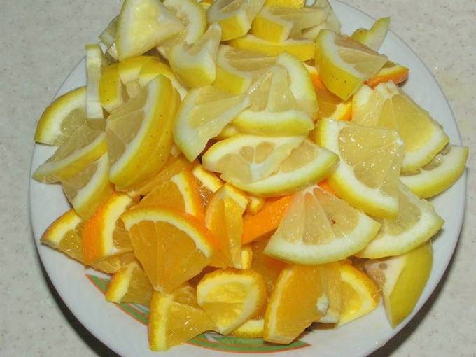 Варенье из крыжовника с апельсином и лимоном без варки