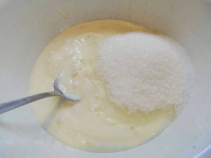 Бисквит с йогуртовым кремом
