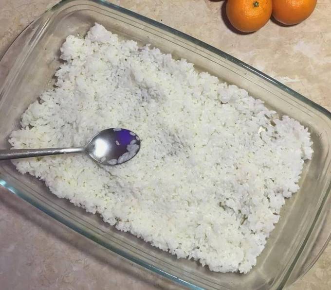 Горбуша в фольге с рисом