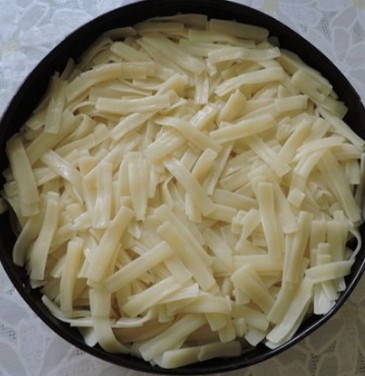 Запеканка из макарон с фаршем и сыром