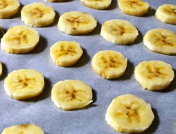 Творожная запеканка с бананом без сахара