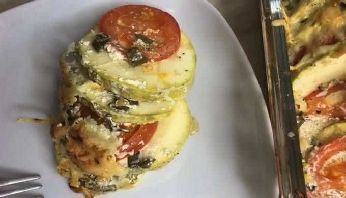 Тушеные кабачки с овощами в духовке — рецепт с фото пошагово