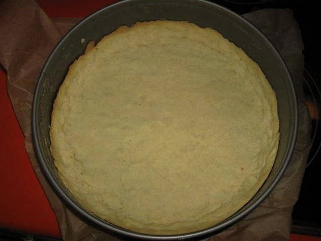 Творожный пирог с ревенем