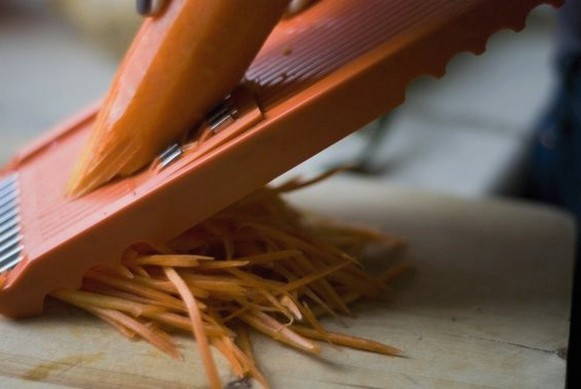 Кабачки с приправой для корейской моркови