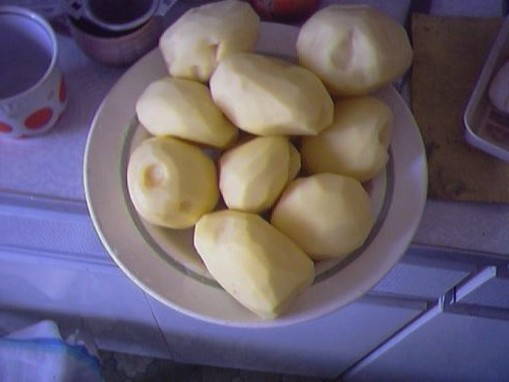 Картошка на мангале без фольги