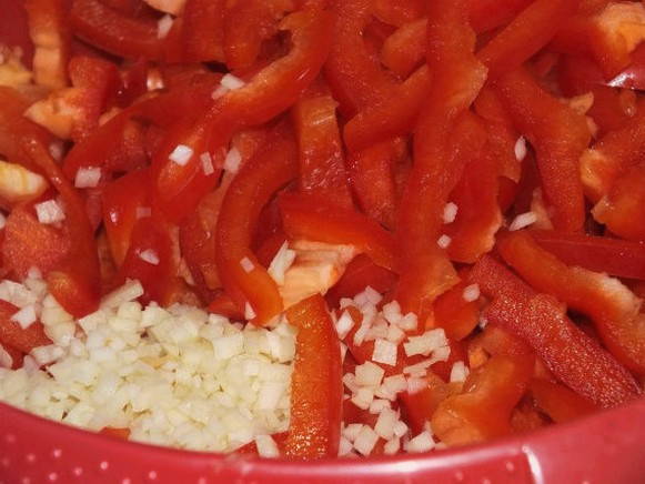 Ингредиенты для «Салат из зелёных помидоров»: