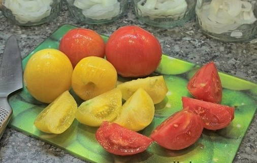 Маринованные помидоры в желатине