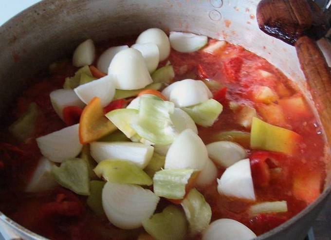 Салат анкл бенс из кабачков с томатной пастой