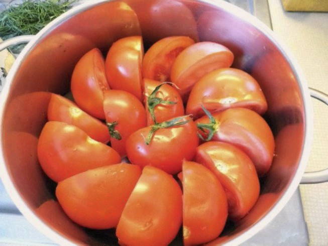 Соленые помидоры за 3 дня