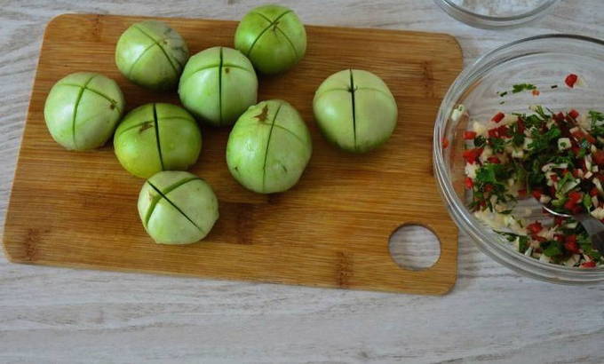 Зеленые помидоры по-грузински — пошаговый рецепт с фото и видео + отзывы