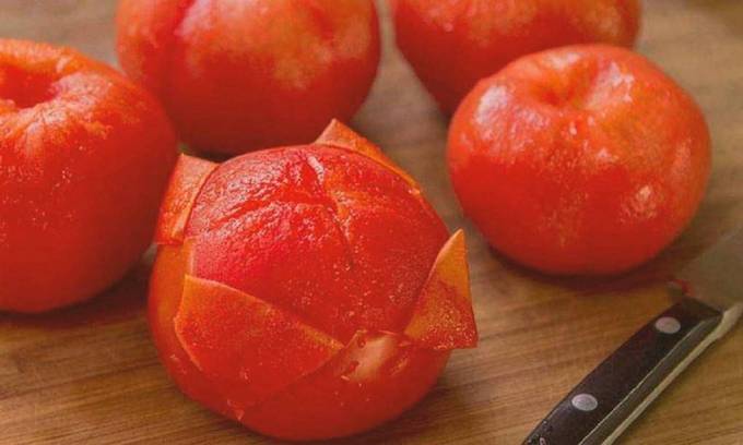 Маринованные помидоры без кожуры