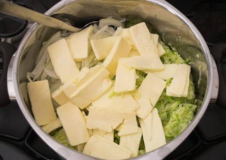 Запеканка из кабачков с плавленым сыром