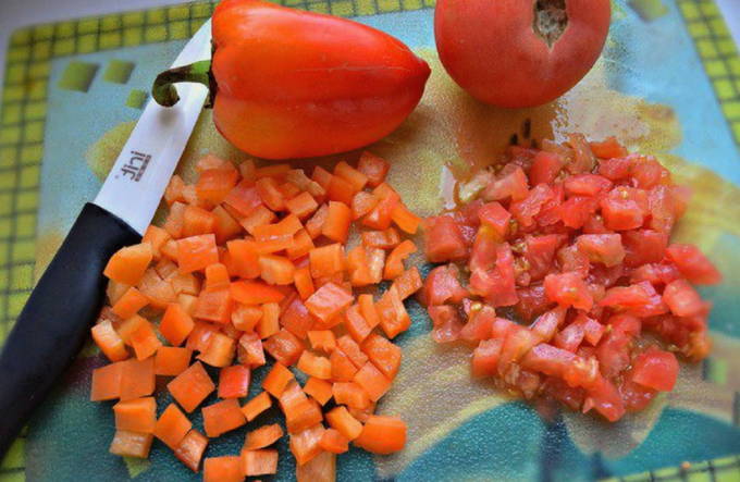 Салат из кабачков и помидоров на зиму