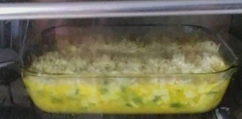 Запеканка из кабачков с сыром и яйцом