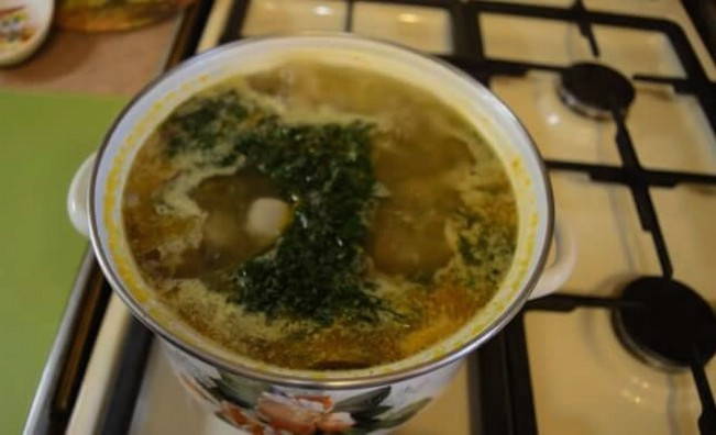 Суп из свежих белых грибов с картошкой