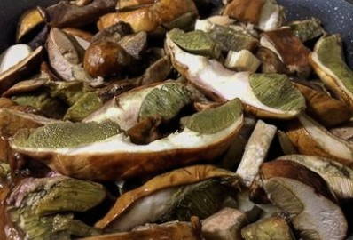 Как пожарить белые грибы на сковороде