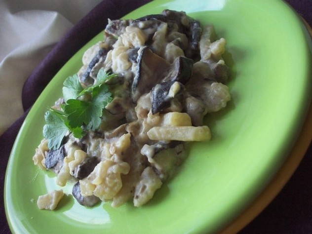 Картошка с грибами жареная в сметане рецепт пошагово