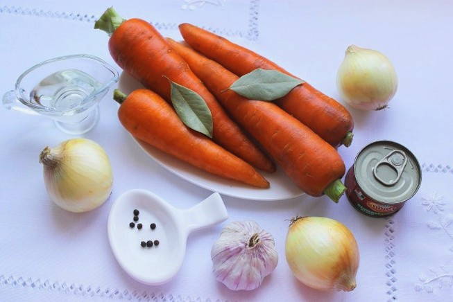 Морковная икра с томатной пастой на зиму