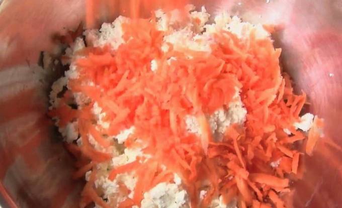 Запеканка из творога и моркови в духовке