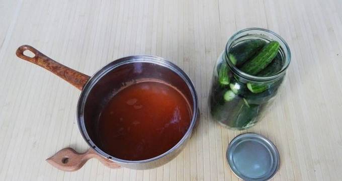 Огурцы в кетчупе на зиму обалденный рецепт