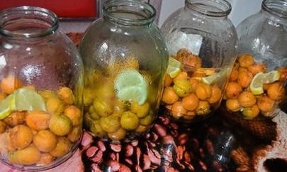 Компот из абрикосов с косточками на 3-х литровую банку