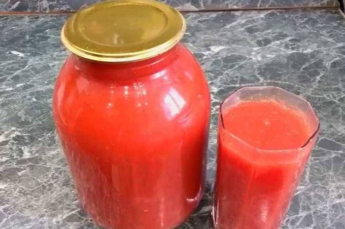 Рецепт сока из томатной пасты в домашних условиях