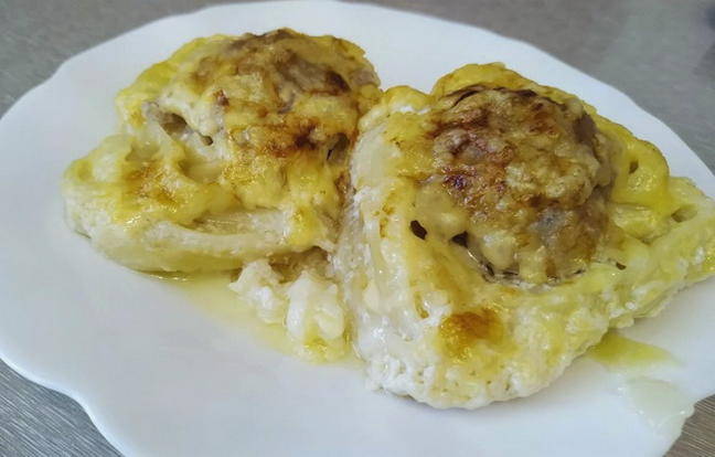 Гнезда из макарон с фаршем со сливками в духовке - рецепт с пошаговыми фото
