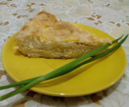 Пирог из лаваша с творогом и сыром в мультиварке — рецепт с фото