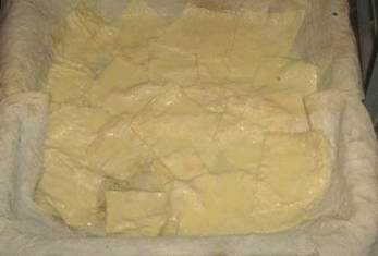 Слоеный пирог ачма из лаваша с сыром по-грузински
