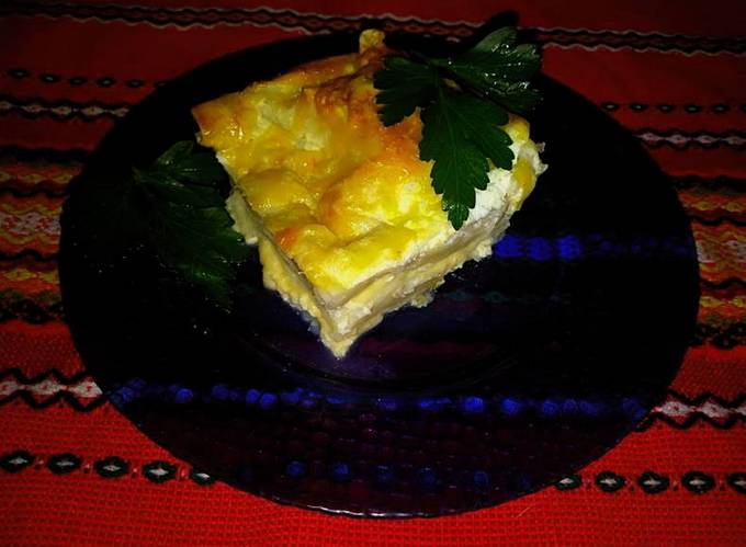 Ленивая ачма из лаваша с сыром и творогом рецепт с фото пошагово