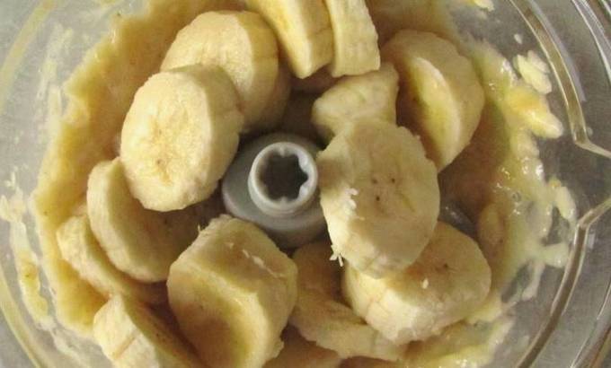 Банановые оладьи без яиц