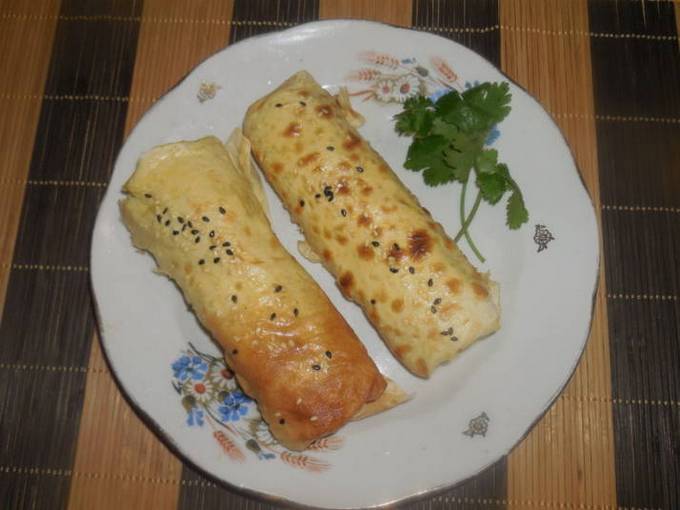 Сосиски в лаваше с сыром – пошаговый рецепт приготовления с фото
