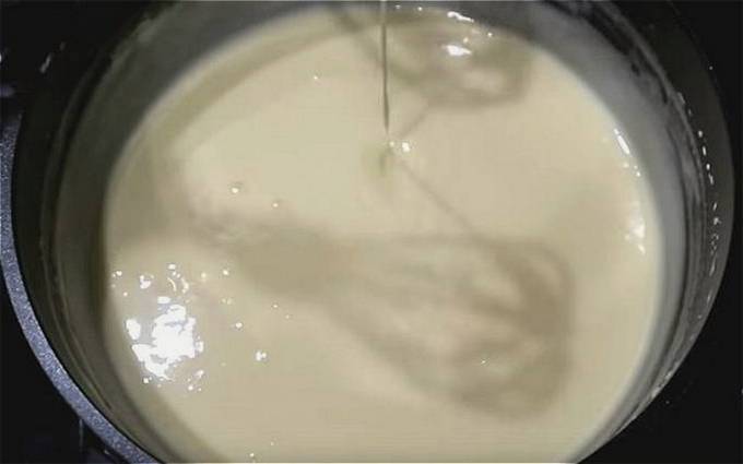 Заварной крем для Наполеона с маслом на литр молока