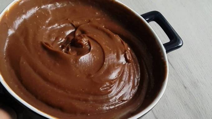 Шоколадный крем чиз с какао для торта
