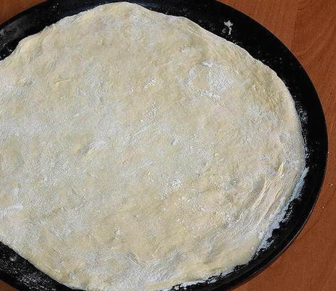 Пресное тесто для пиццы без дрожжей