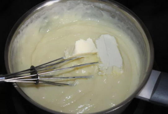 Заварной крем Пломбир на сливках для торта