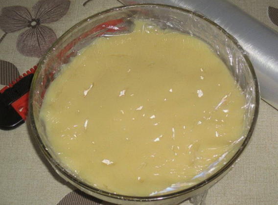 Заварной крем Пломбир на сливках для торта