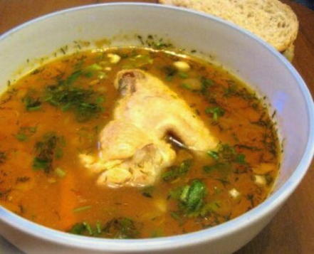 Суп харчо классический из курицы с рисом