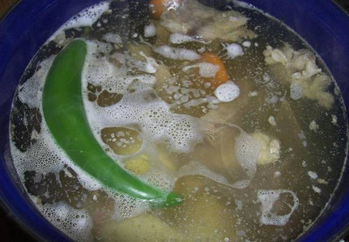 Суп шурпа с бараниной и картошкой