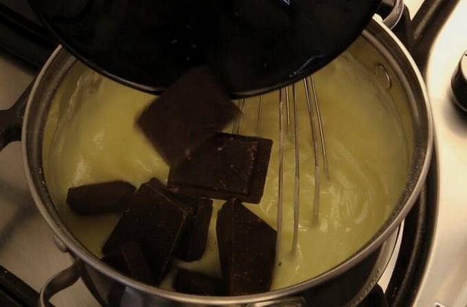Шоколадный крем для прослойки торта