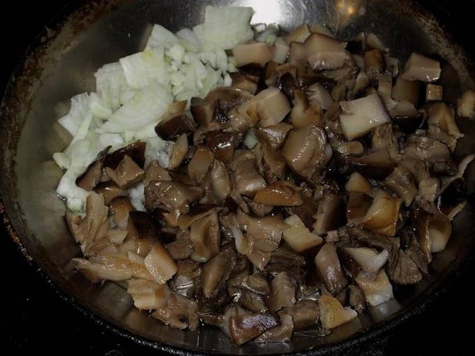 Запеканка из картошки, курицы и грибов в духовке
