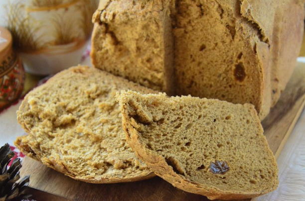 Пшеничный хлеб с солодом в хлебопечке