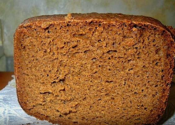 Бородинский хлеб с солодом в хлебопечке