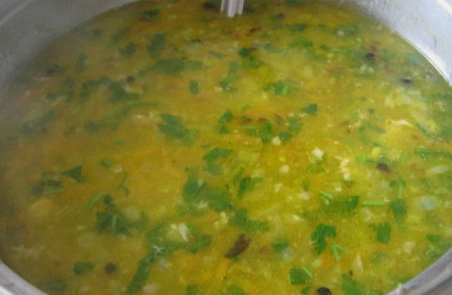 Суп гороховый с копченостями на 5 литров