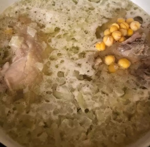 Гороховый суп с курицей без зажарки