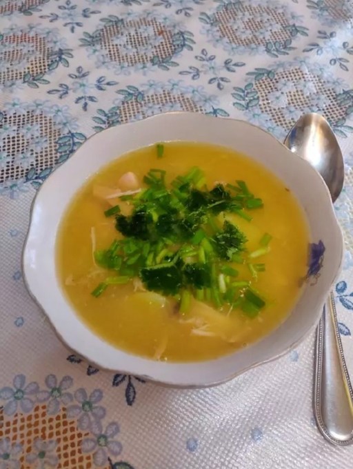 Гороховый суп с картошкой и курицей