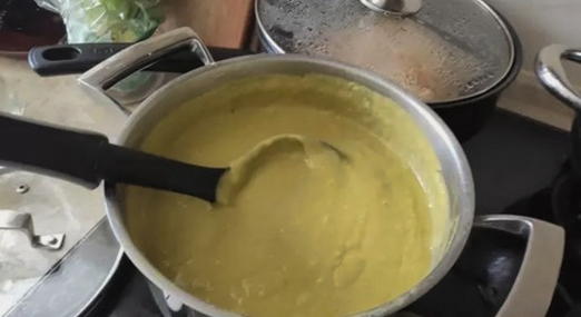Постный гороховый суп-пюре без мяса