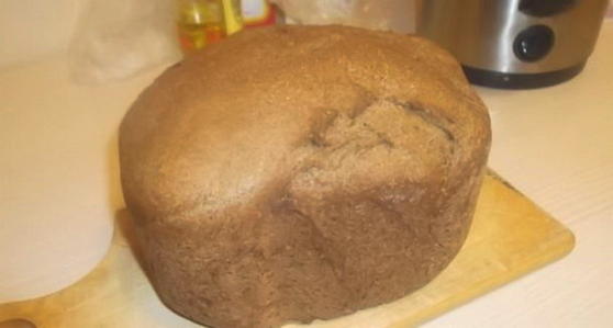 Серый хлеб в хлебопечке Панасоник 2511